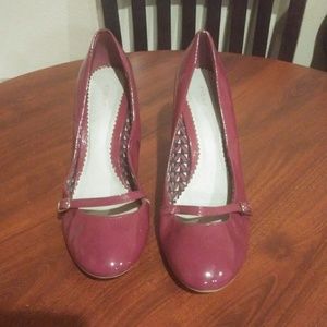 Fiona patent leather heels